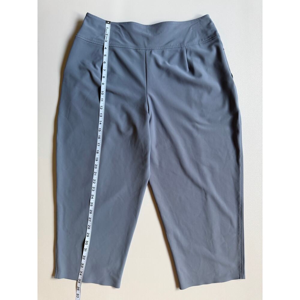Athleta Women's Blue Gray Stellar Crop Trousers Pants Plus Size 16 - Picture 9 of 14